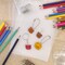 Wrapables DIY Arts & Crafts Heat Shrink Art Film Sheet Set, creates Earrings, Key Chains, and Charms (Set of 20)